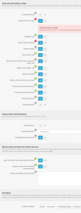 Clearfy - Configurações de Performance