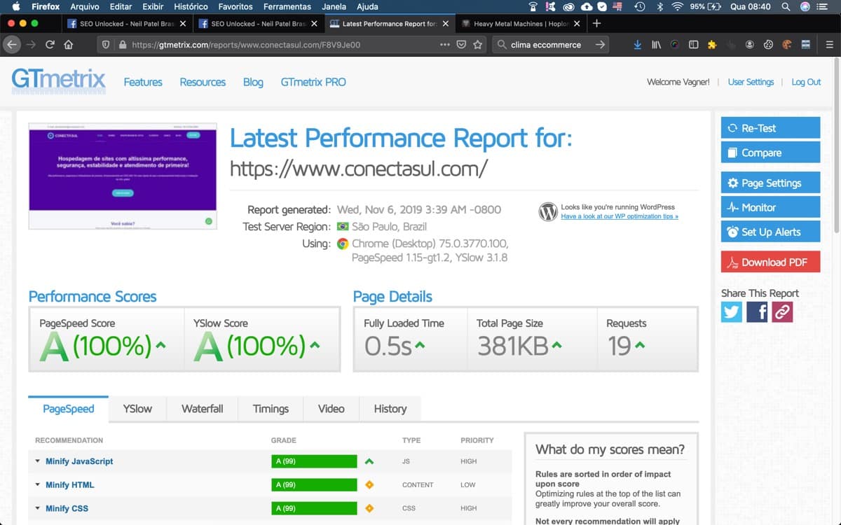 GTmetrix: como medir seu site com a ferramenta